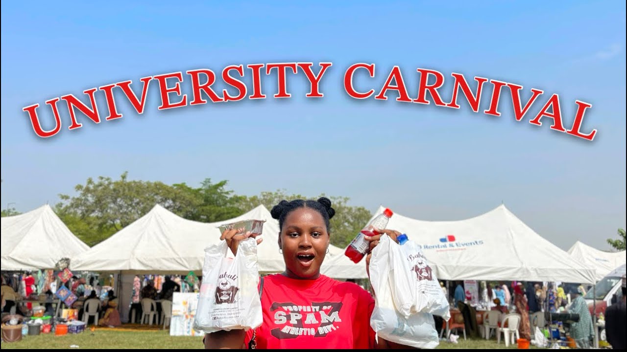 NILE UNIVERSITY CARNIVAL + rating the food // VLOGMAS DAY 17