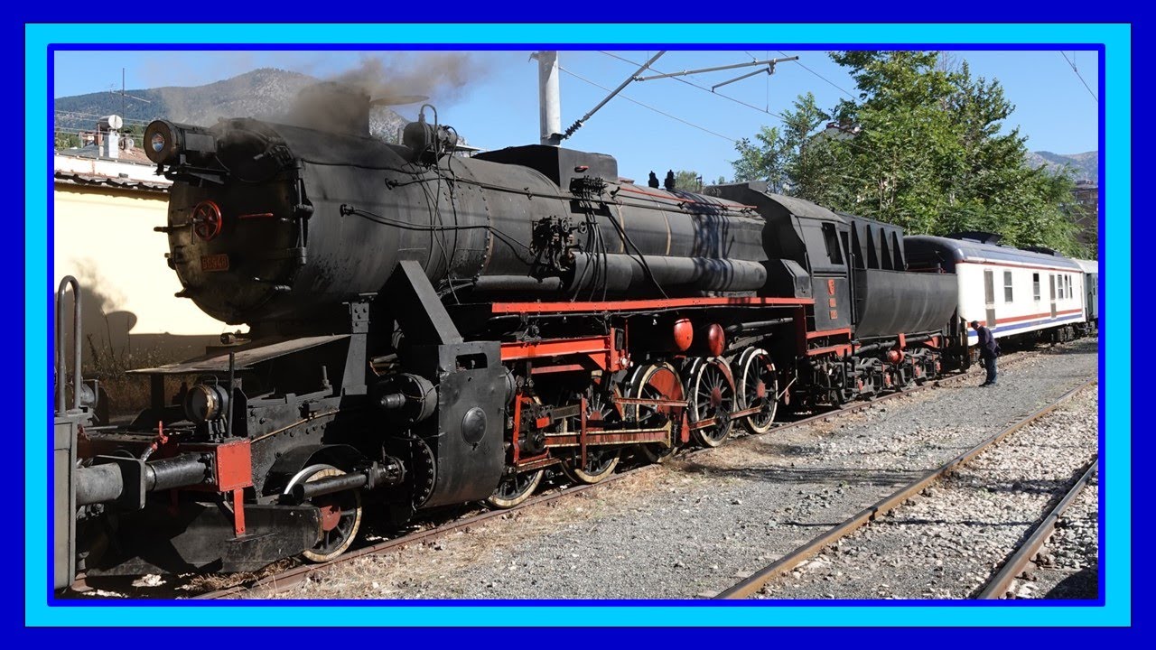 56548 Numaralı Alman Buharlı Savaş Lokomotifi / Kriegslokomotiven DR-Baureihe 52 (1/5)