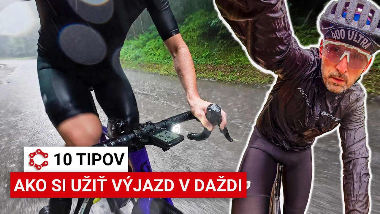 10 TIPOV - ako si užiť cyklistiku v daždi aby vás to bavilo