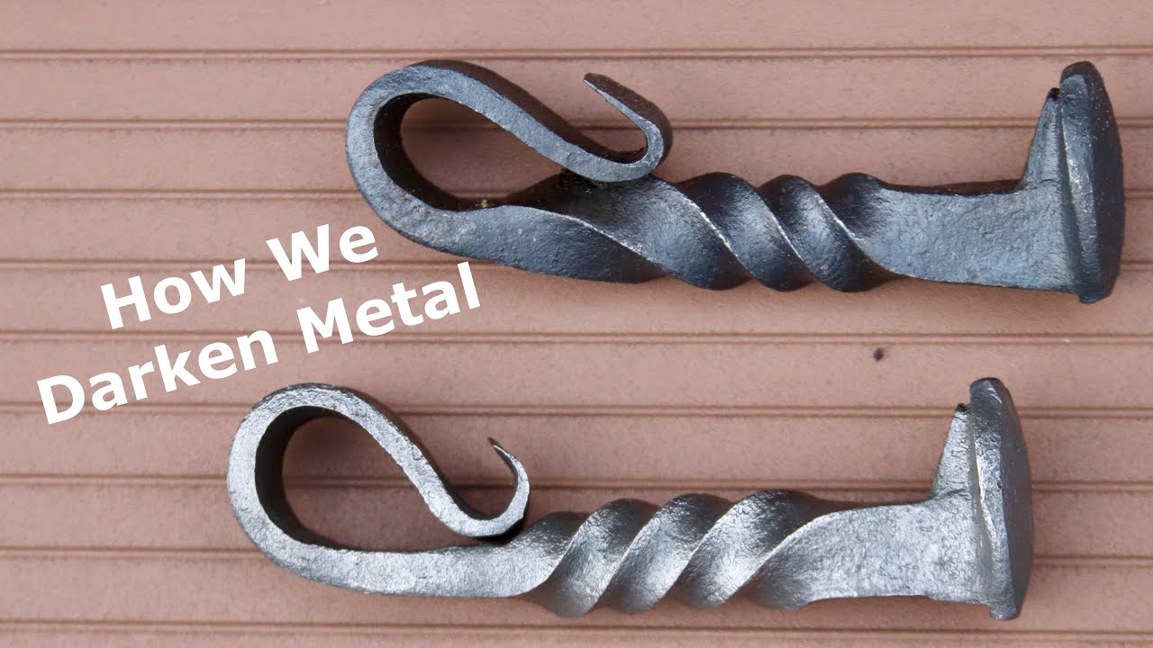 How We Darken Steel- Quenching Forged Steel to Create A Dark Finish