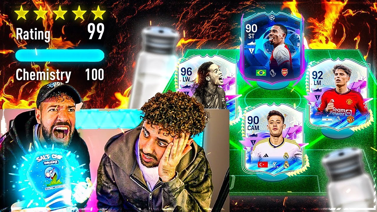 Wer muss SALZIGSTEN CHIP DER WELT ESSEN 🔥🔥 SALT CHIP FUT DRAFT CHALLENGE !!