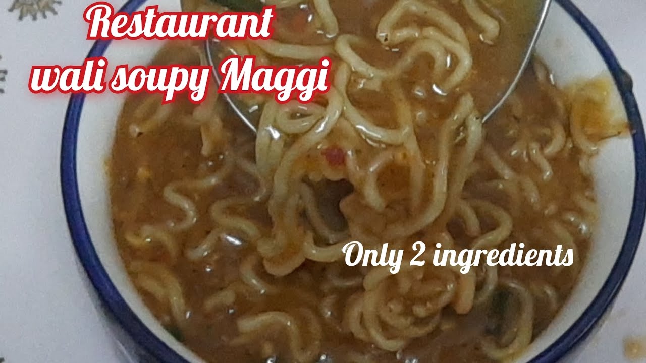 सिर्फ 50 रू मे,रेस्टोरेंट style soupy Maggi 10 मिनट मे बनाए@krishna kitchen Uttarakhand#trending 