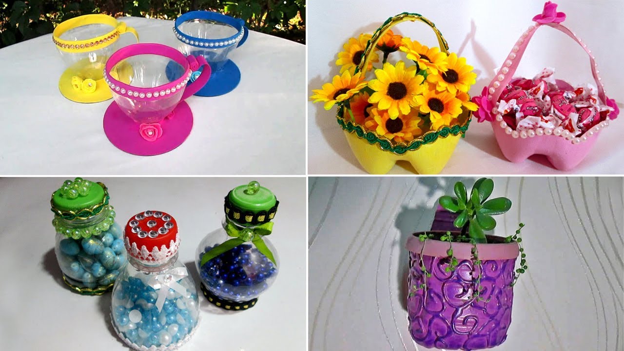 21 the idea of plastic bottles with their hands