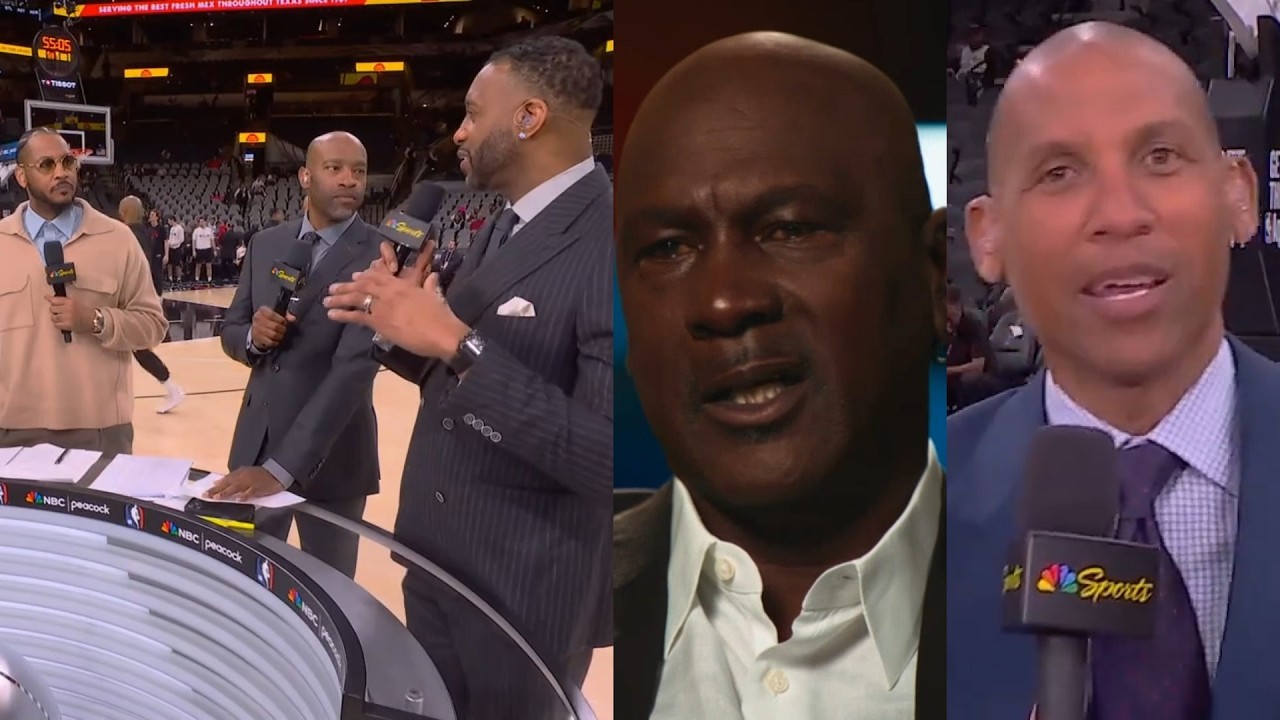 Carmelo, Vince, T-Mac & Reggie react to Michael Jordan talking about GOAT debates