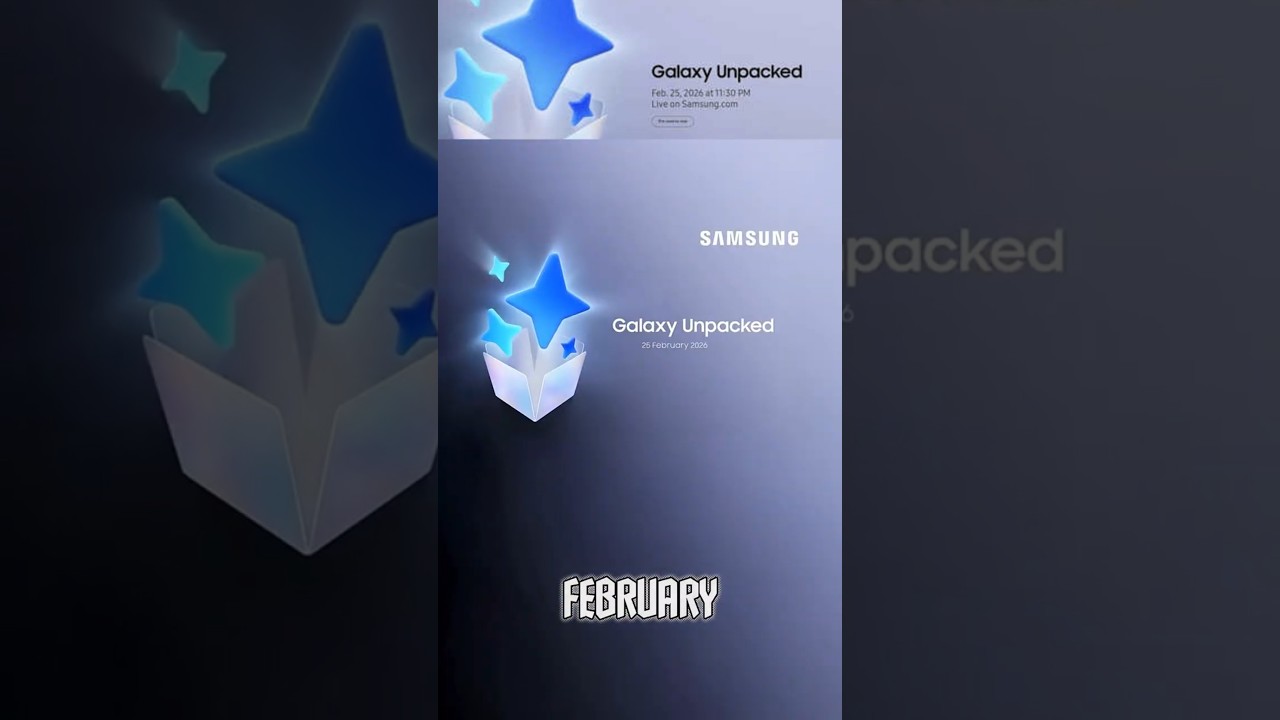 Официальное приглашение: Samsung Unpacked в феврале 2026 года УЖЕ ЗДЕСЬ! ✨