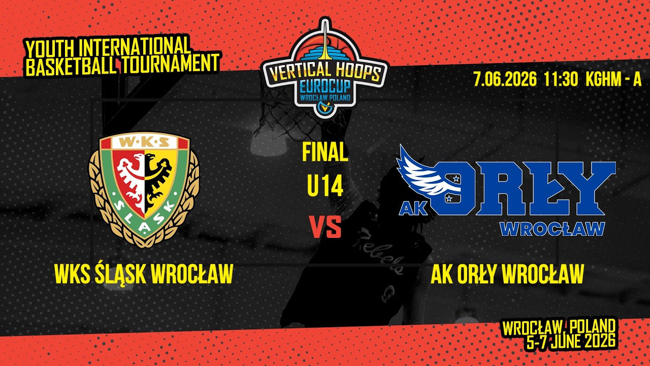 U14: WKS Śląsk Wrocław - AK Orły Wrocław, 7.06.2026 11:30