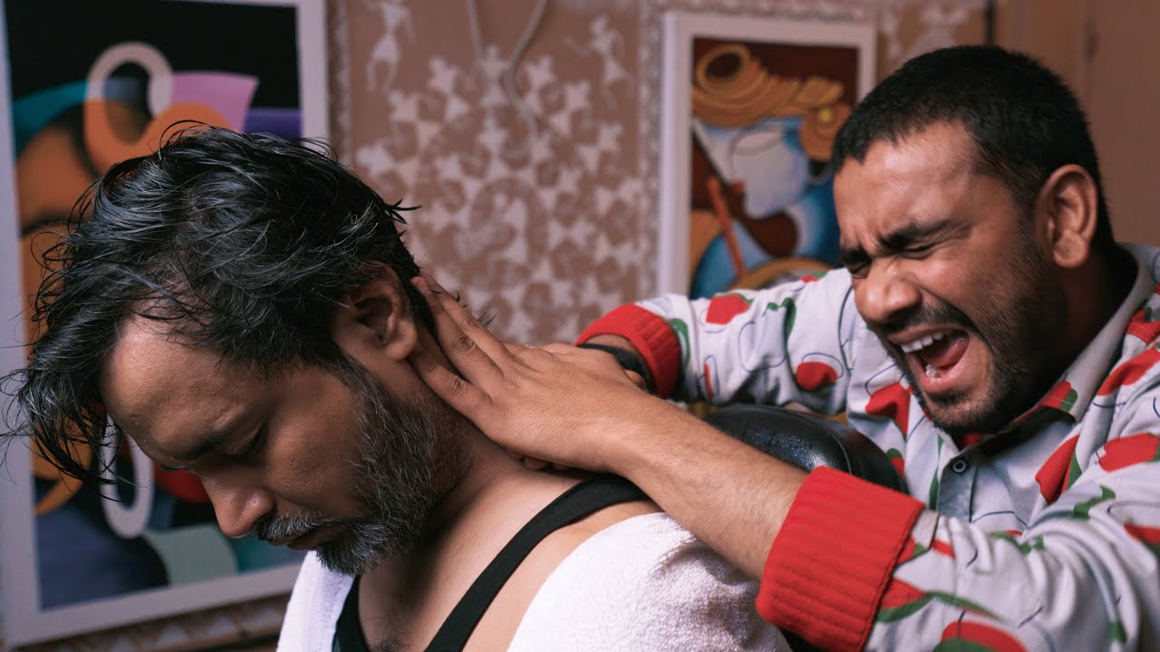 Cosmic Barber Junior World Famous Head Massage | Indian Massage