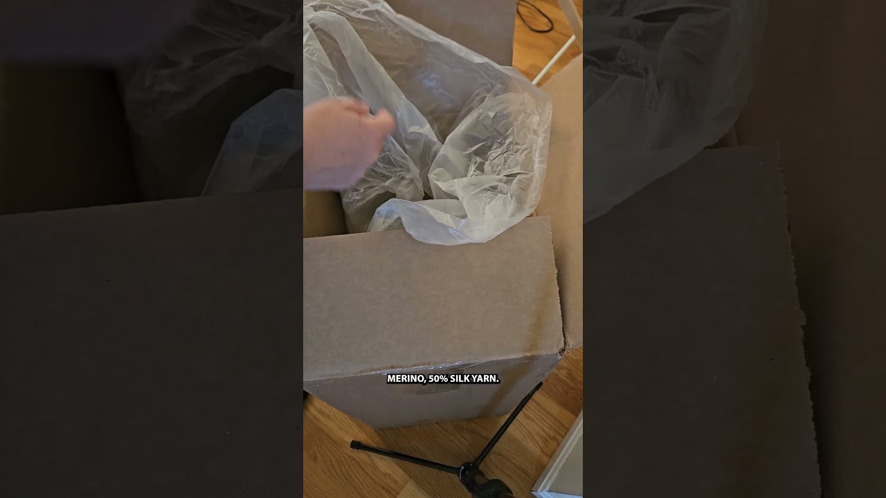 Unboxing a bare yarn order! I cannot wait to dye it all.