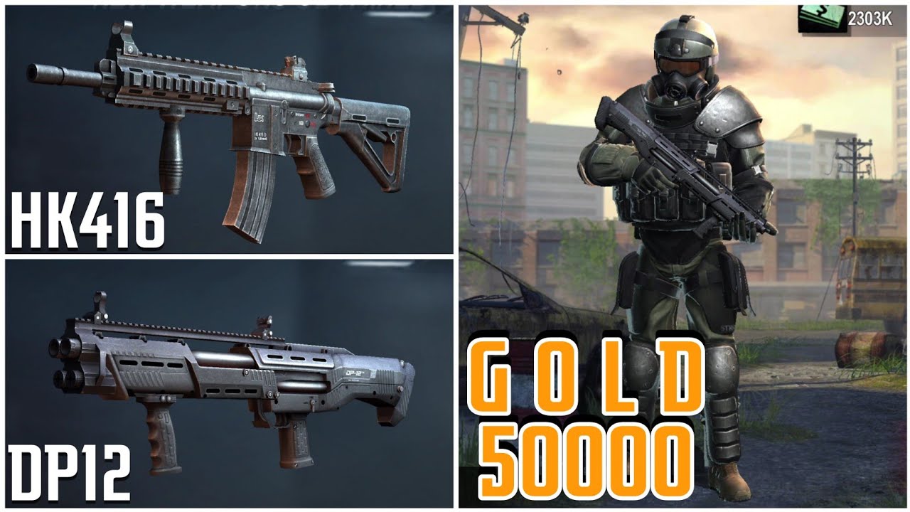 Zombie Frontier 4 Area 5 Rewards 50K Gold, HK416, DP12 and More..