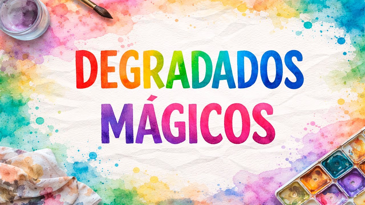 Curso de acuarela f&aacute;cil #05: C&oacute;mo hacer degradados de varios colores