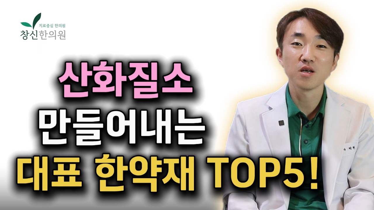 몸안에서 산화질소  만들어주는 한약재 베스트5!