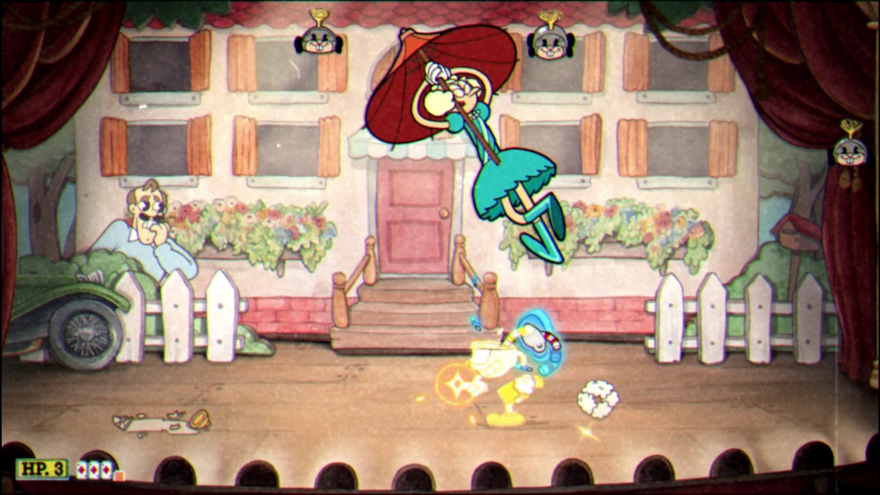 Cuphead: Sally Stageplay Boss Fight (No Hit A+ Rank) [4K 60FPS]