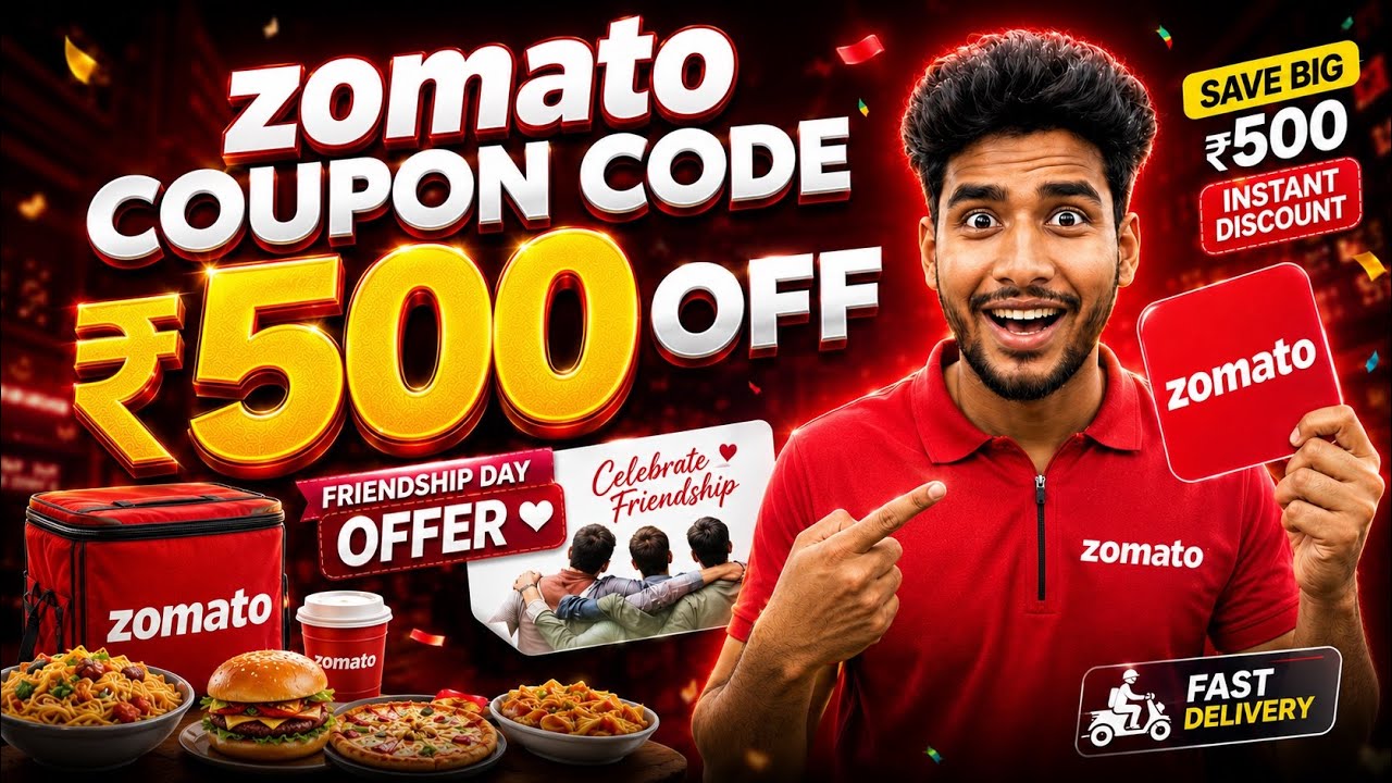 🔥 Zomato Coupon Code Today 🍔💸 Save BIG on Every Food Order! Latest Working Zomato Promo Codes 2026 🚀