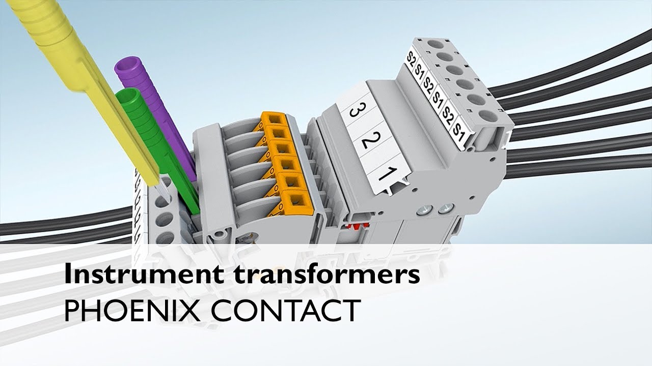 Instrument transformers – Disconnect terminals by Phoenix Contact