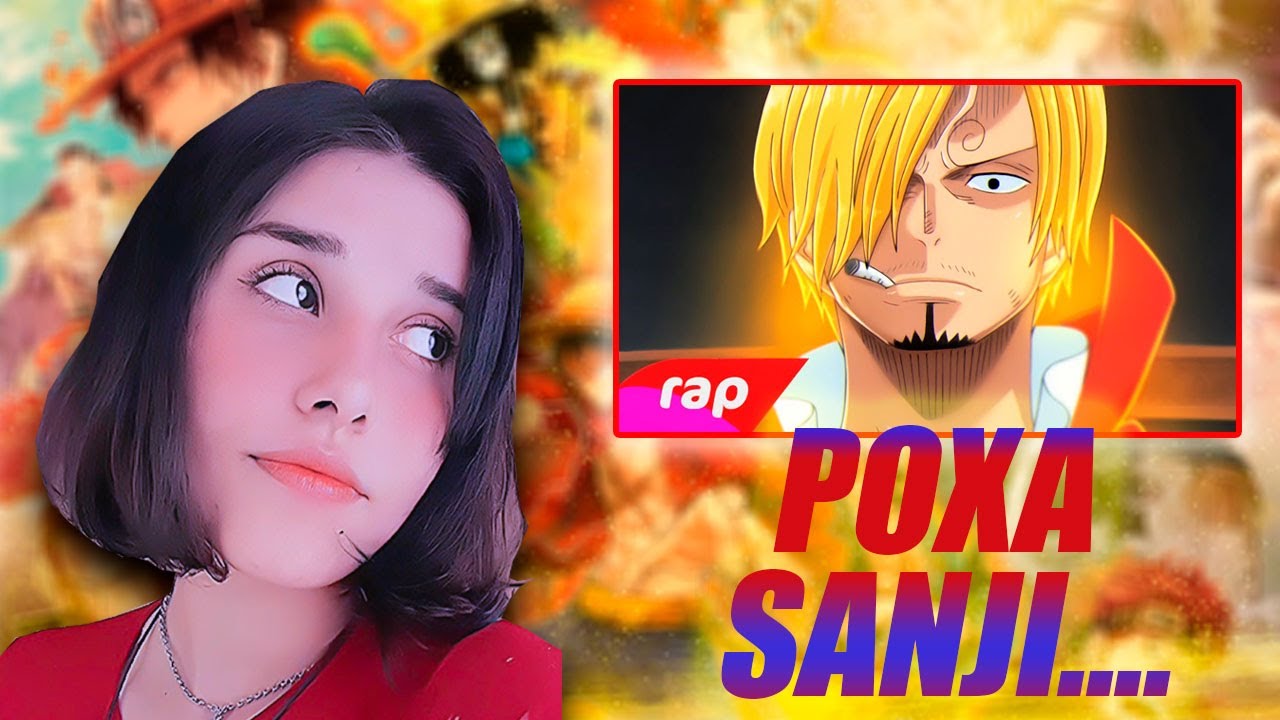 REACT-Rap do Sanji (One Piece) - APENAS UM TRAGO (7mz) | NERD HITS
