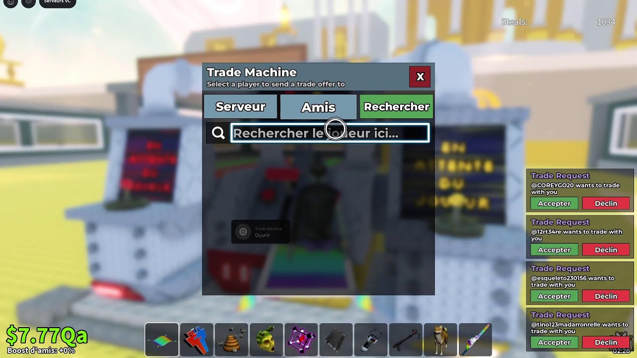 Live SAB trade dans mon serv a cause des scripts je cherche offre pour mon dragon.