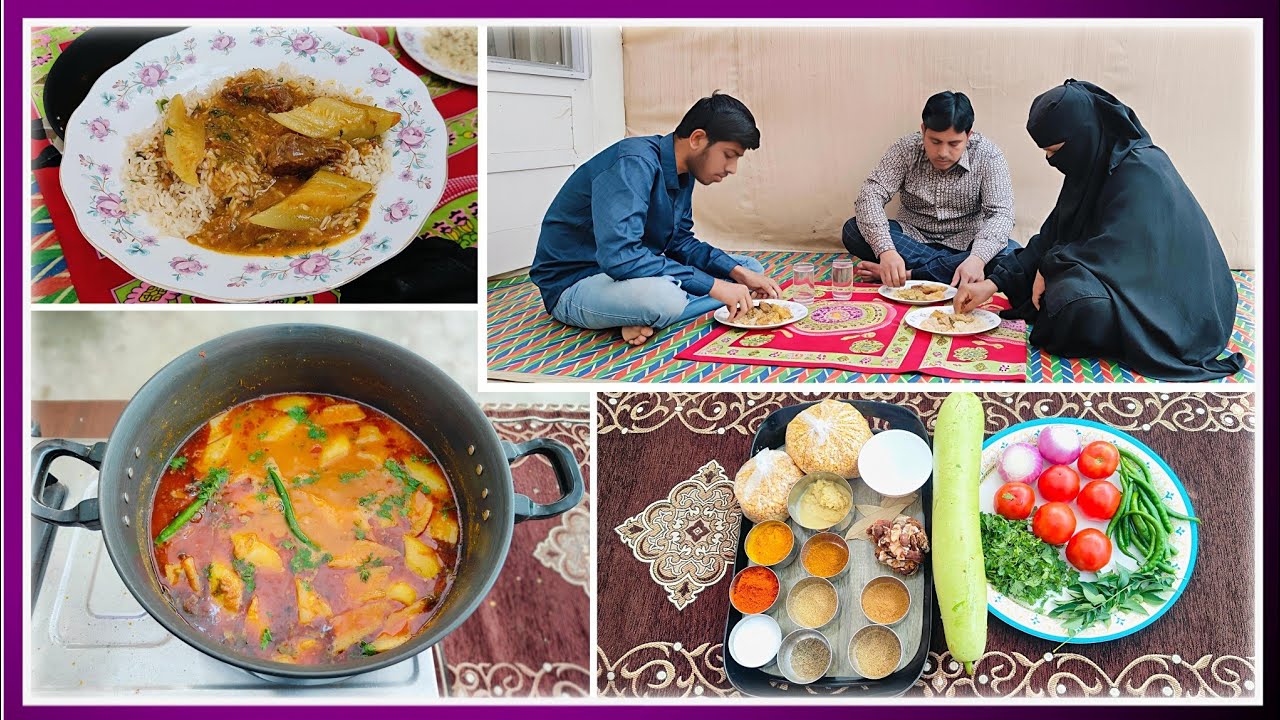 Hyderabadi Kaddu Gosht ka Dalcha | Family Vlog