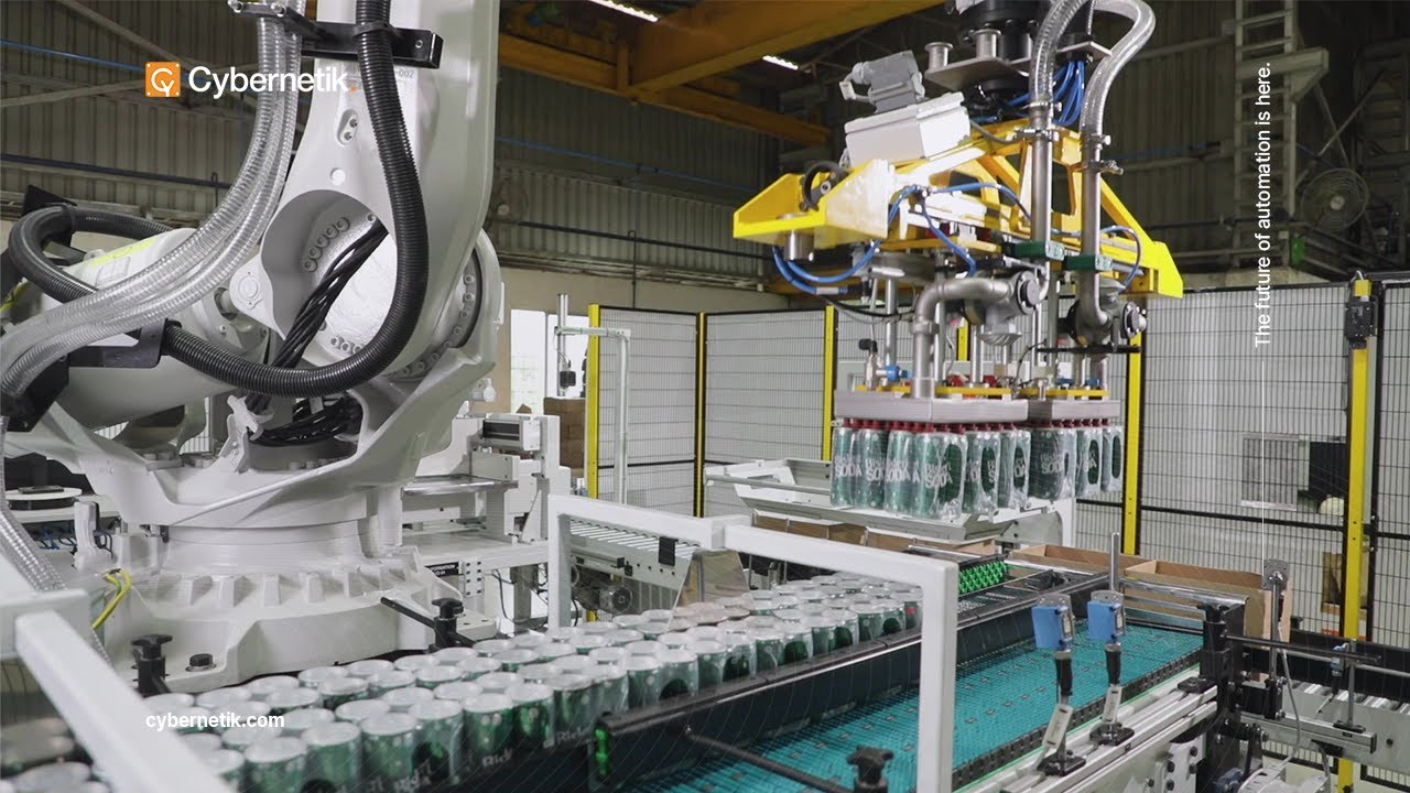 Case Packer For Shrink Packs And Bottles | Cybernetik Robotic Automation