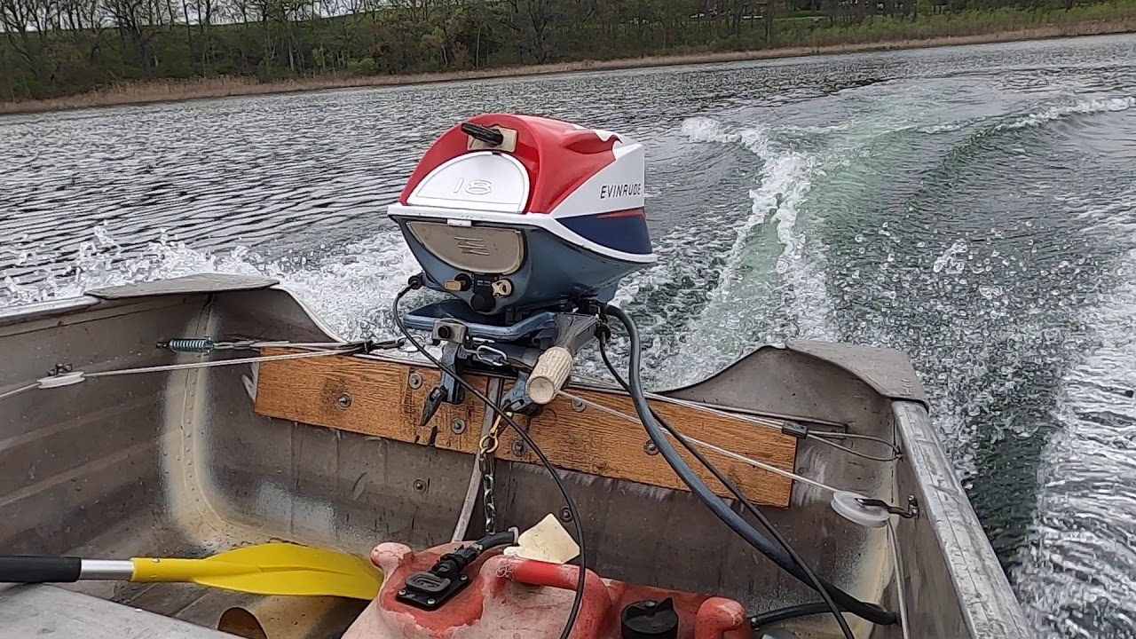 Подвесной мотор Evinrude Fastwin 1967 года, 18 л.с., Lake Run