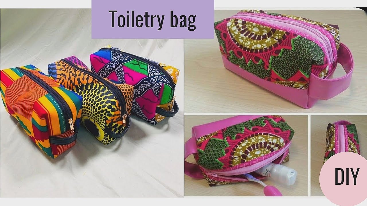 DIY Many-uses Zipper Pouch/Toiletry bag [EXPLAINED]