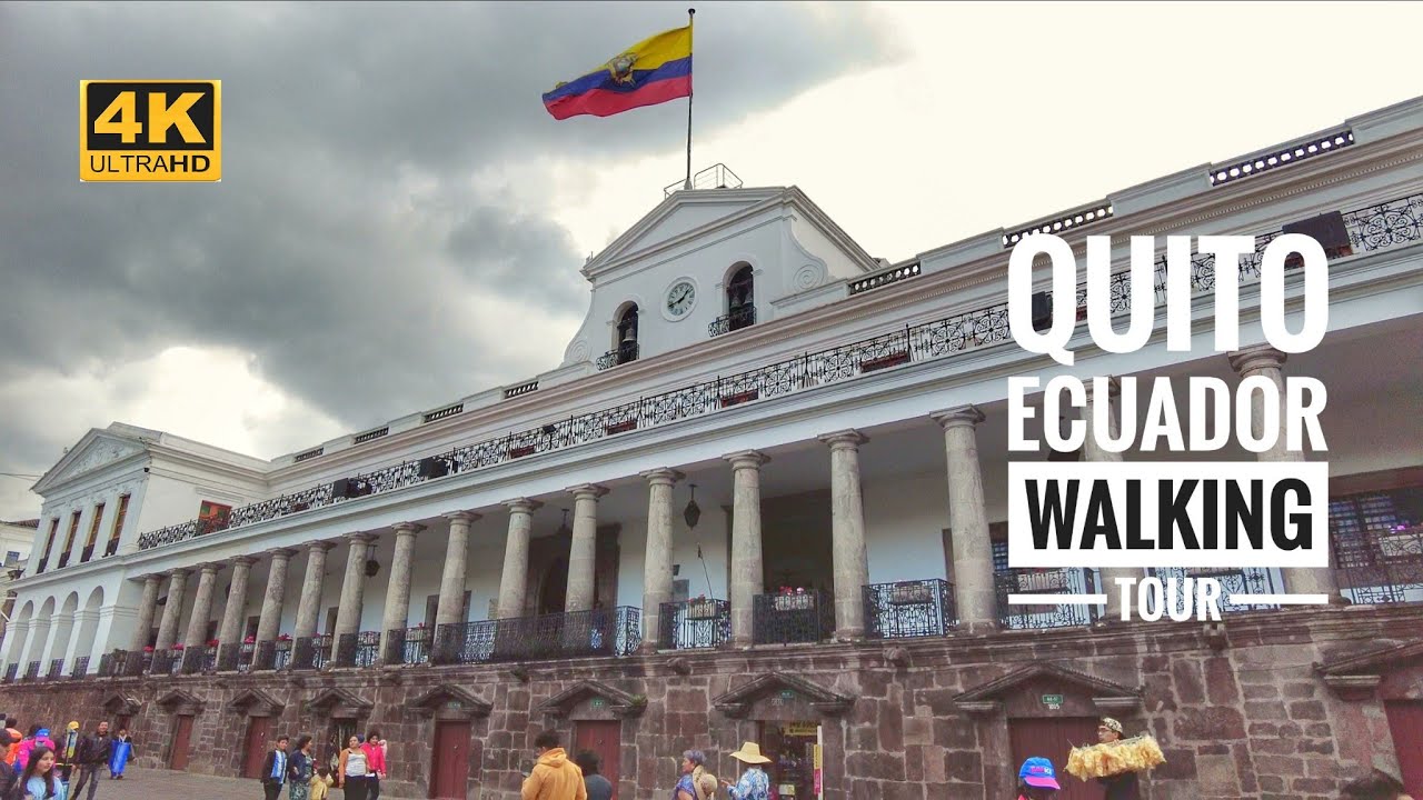 Caminhada no Centro de Quito Equador | 4K Walk