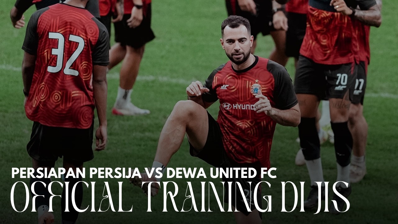 JIS BERSIAP! Persija Jalani Latihan Terakhir Jelang Hadapi Dewa United FC | Training Drill