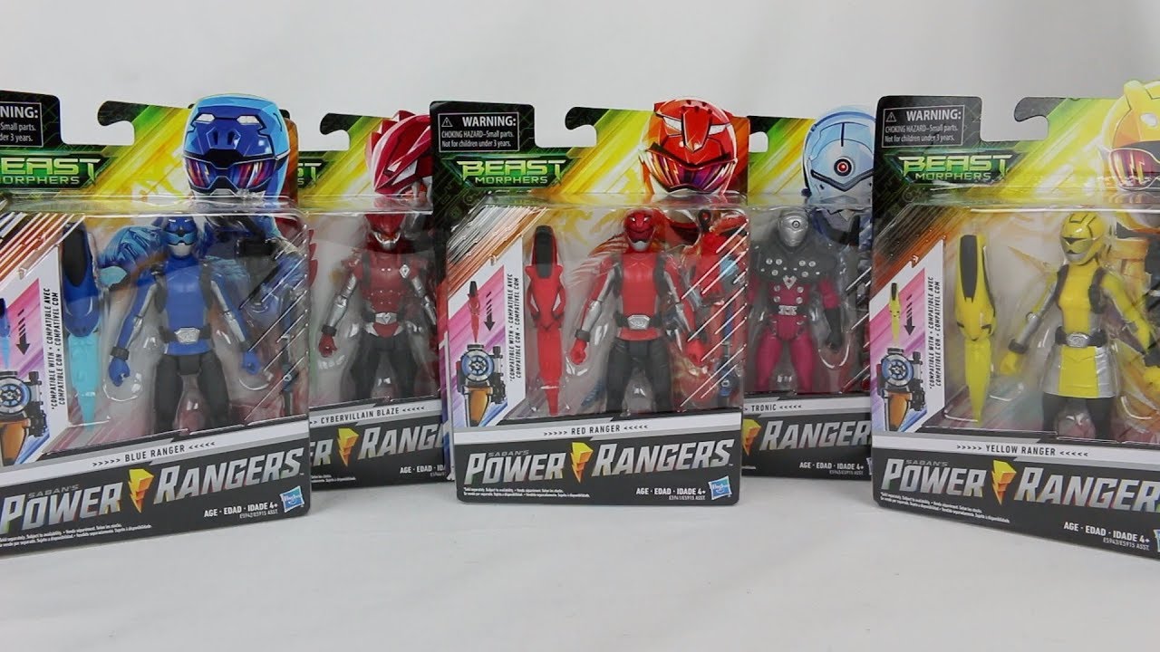 Beast Morphers 6 Inch Action Figures Wave 1 Review [Power Rangers Beast Morphers]