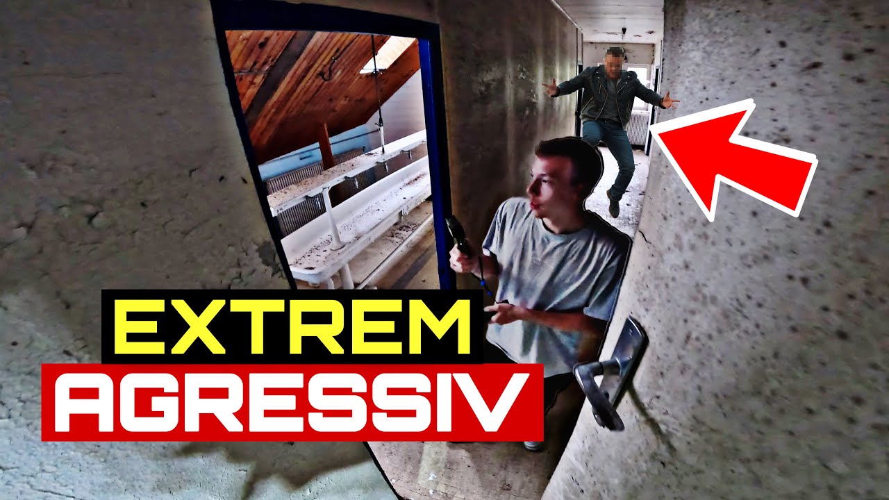 ERWISCHT & ANGEGRIFFEN in verlassener KINDERHEIM VILLA!😱😡 LOSTPLACE
