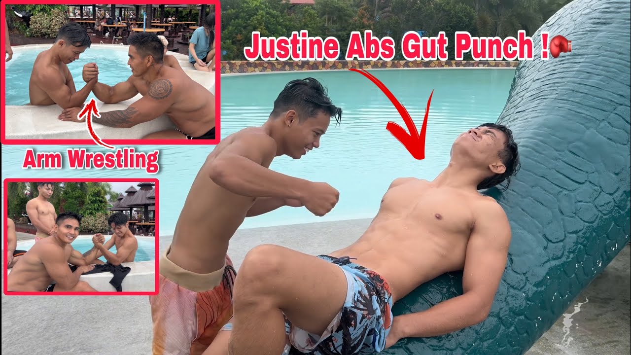 New Blog/ Arm Wrestling With ​@Deo @Justine @ Laurence Gut abs Punch #bernald #fyp #foryou