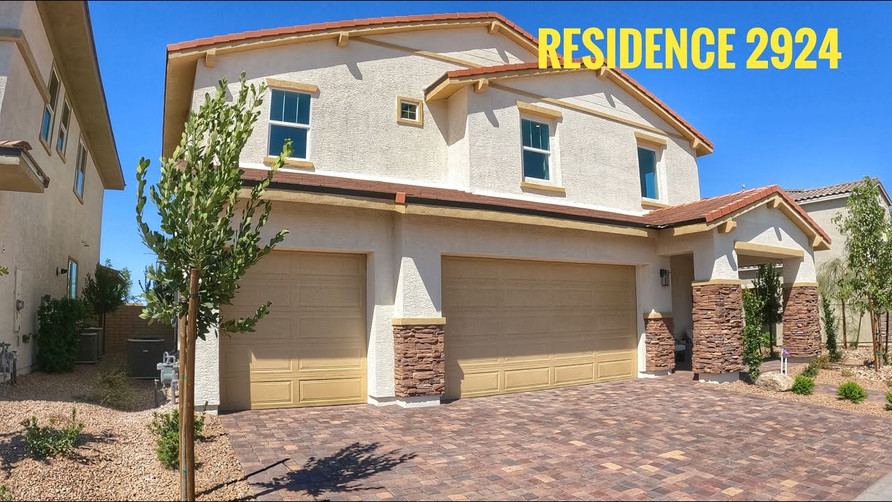 3 Car Garage House For Sale - Residence 2924 - Century Communities - Suncrest - Henderson Nevada