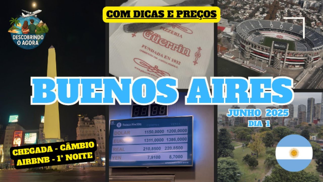🇦🇷BUENOS AIRES 2025: Aeroporto, C&acirc;mbio, Airbnb, Compras e 1&ordf; Noite com PRE&Ccedil;OS atualizados.