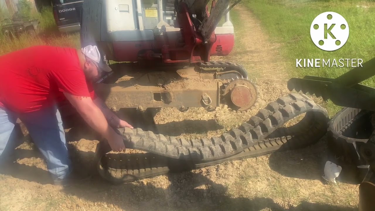 Takeuchi TB135 track replacement