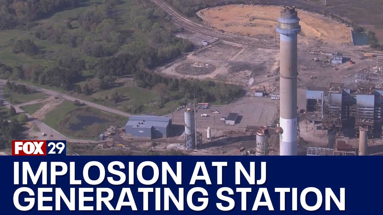 Controlled implosion scheduled for boilers at NJ generating station