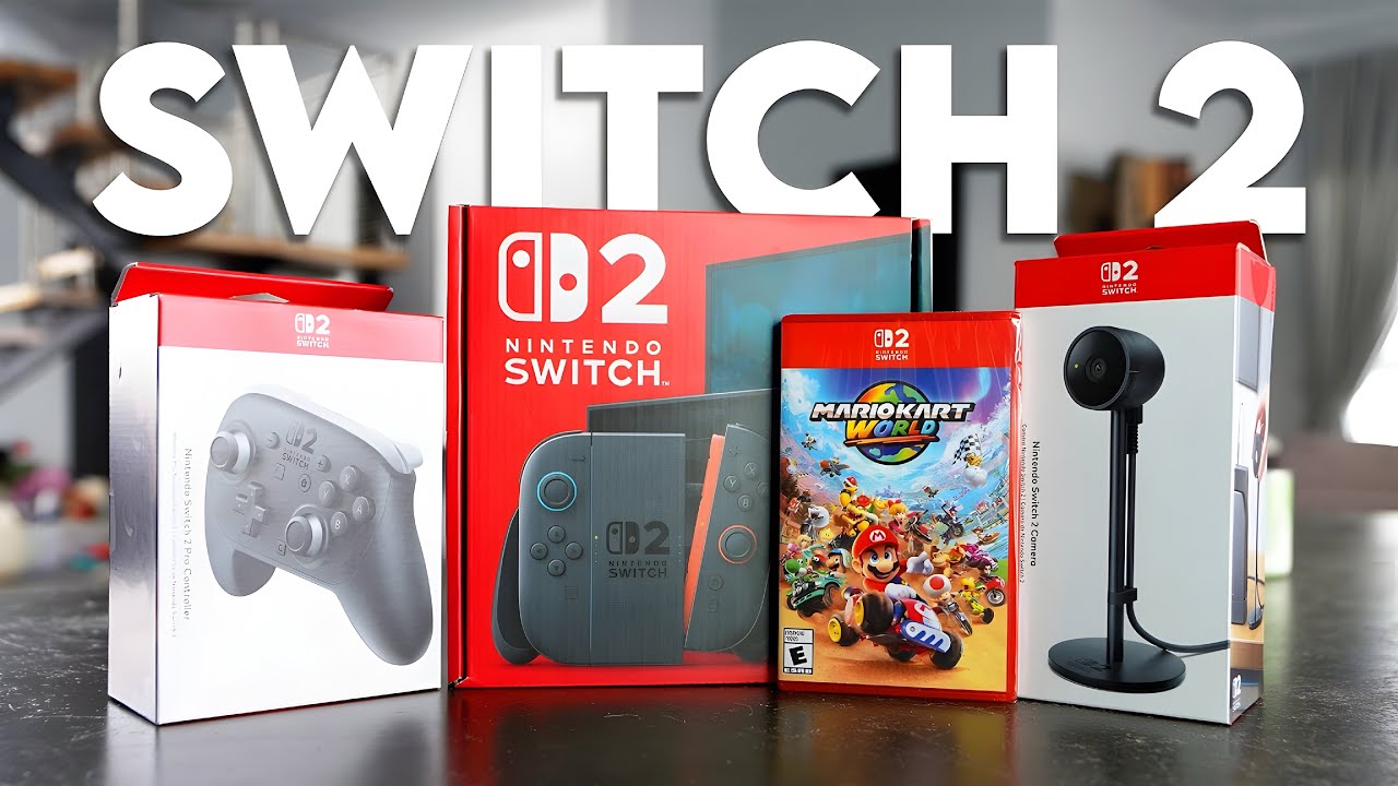 Распаковка и обзор моего Nintendo Switch 2!
