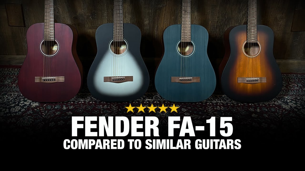 Fender FA-15 (отличная детская гитара) — как она по сравнению с другими?