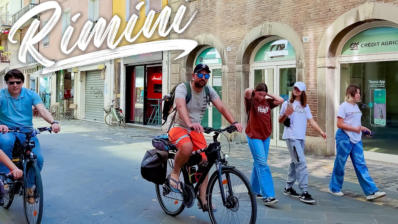 HISTORIC RIMINI. Italy - 4k Walking Tour around the City - Travel Guide. trends, moda 