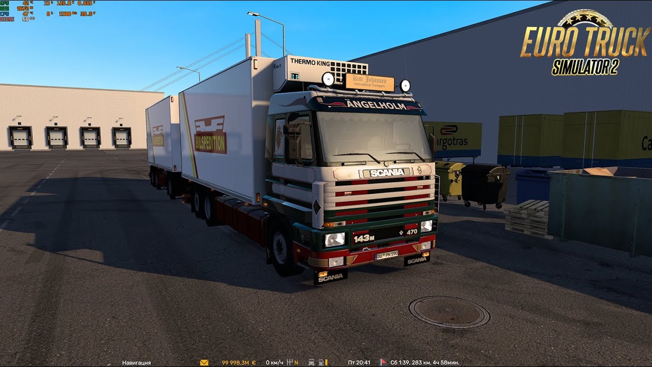 Euro Truck Simulator 2 Scania 143M 470 Combo 6x2 Rigid v6.0