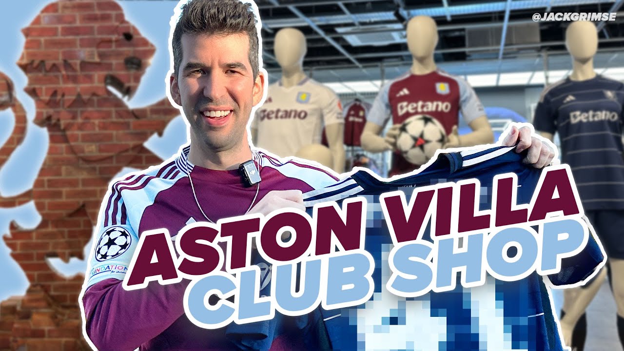 Inside Aston Villa’s BRAND NEW Club Shop 🛍️🦁
