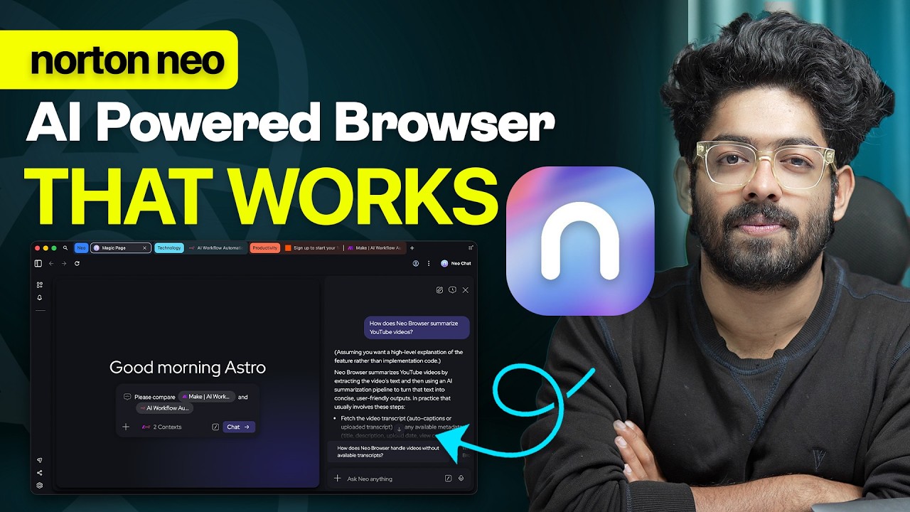 Norton Neo: браузер на базе искусственного интеллекта, который работает на вас [Больше никаких Ch...