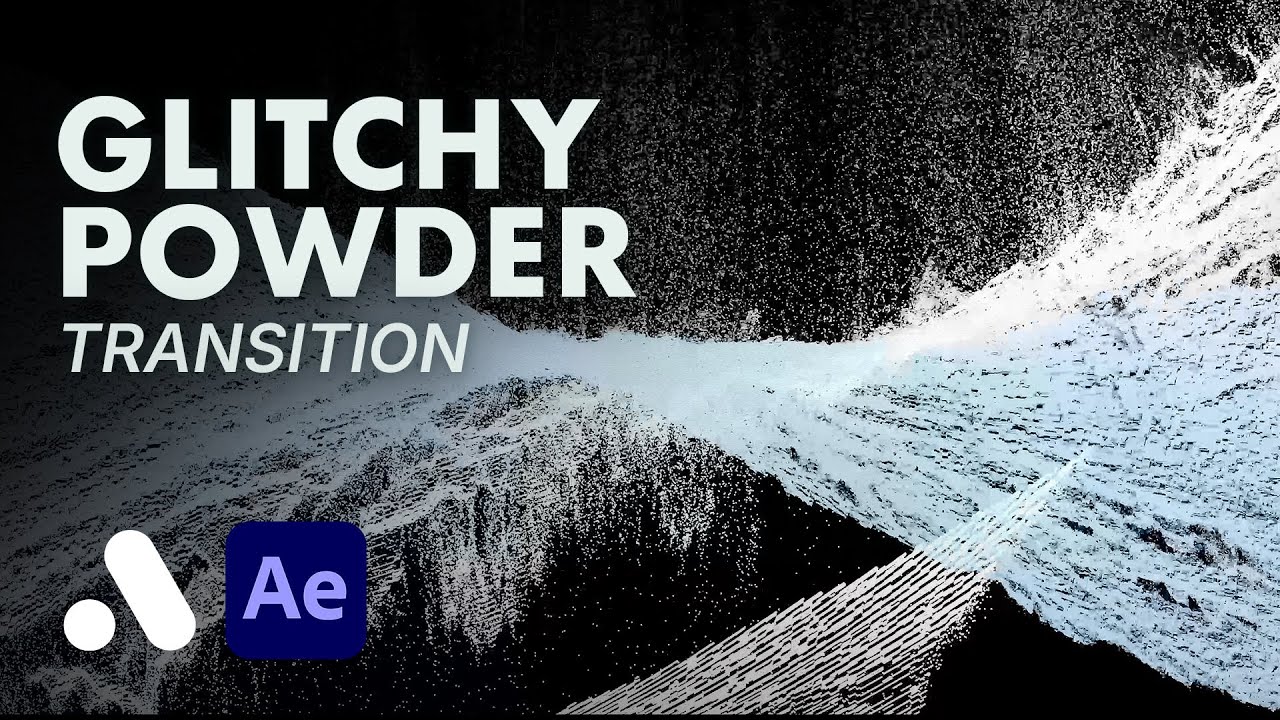 How to Create a Glitchy Powder Transition in After Effects (No Plugins)