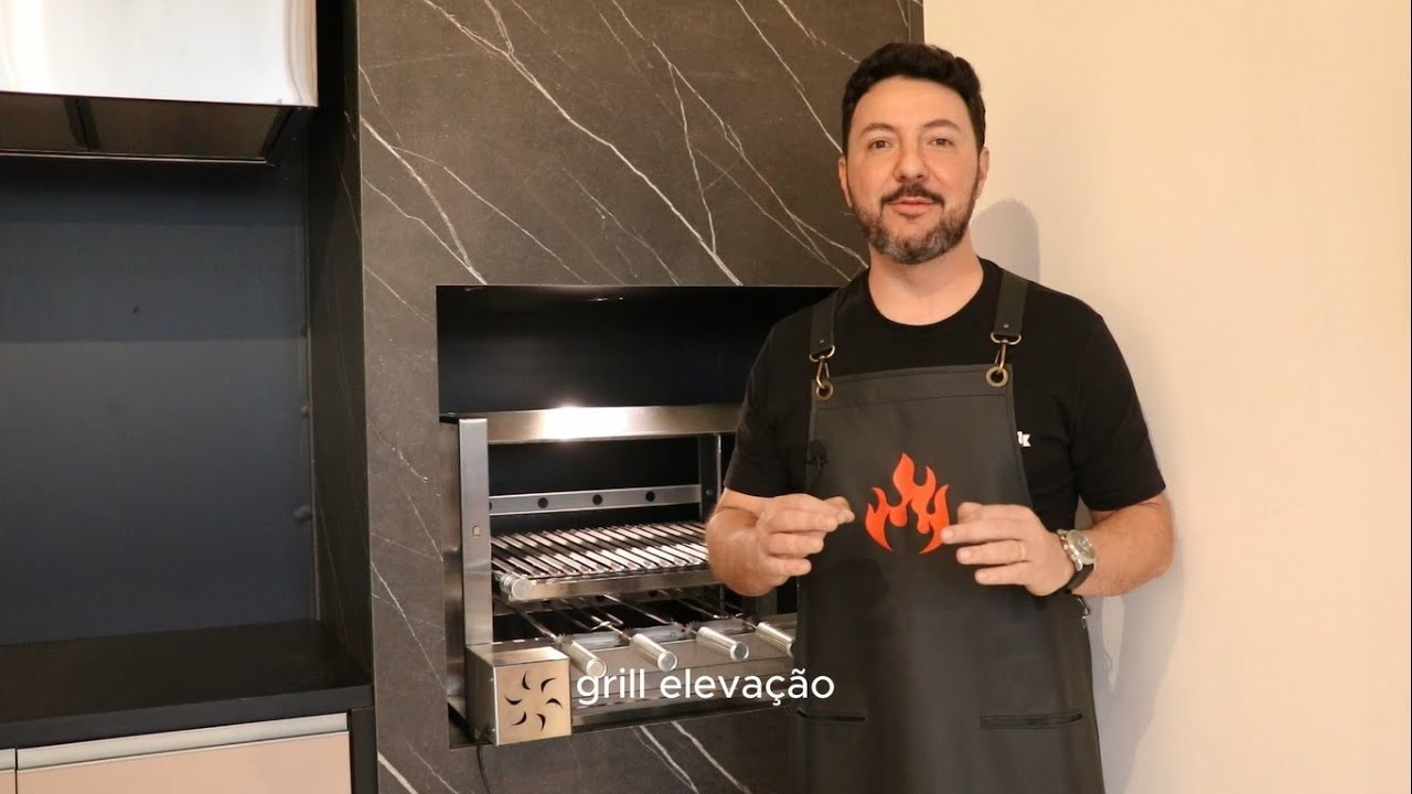 Churrasqueira Gira Grill com sistema de eleva&ccedil;&atilde;o | Nossas churrasqueiras | Mestre Parrillero