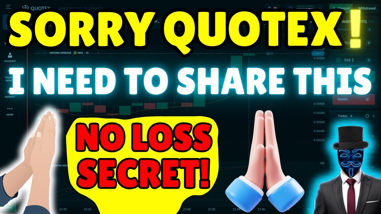 🙏SORRY QUOTEX❗️ I NEED TO SHARE THIS NO LOSS SECRET🔥| BINARY OPTIONS TRADING STRATEGY TUTORIAL 2025👊