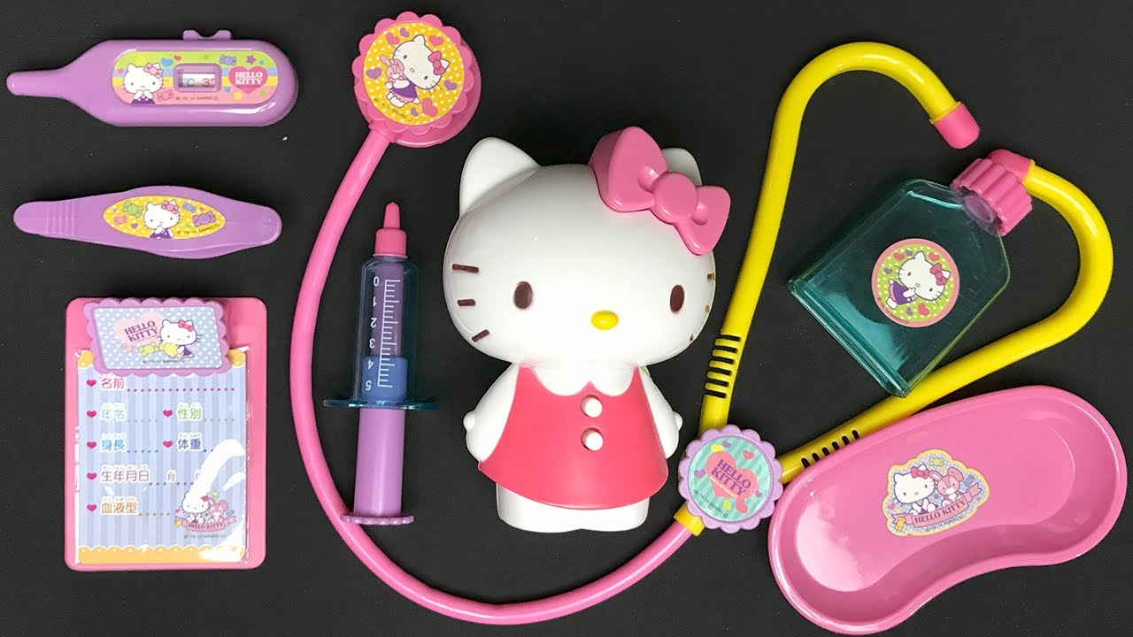 Hello Kitty Talking Doctor Set Satisfying with Unboxing Compilation Toys ASMR
