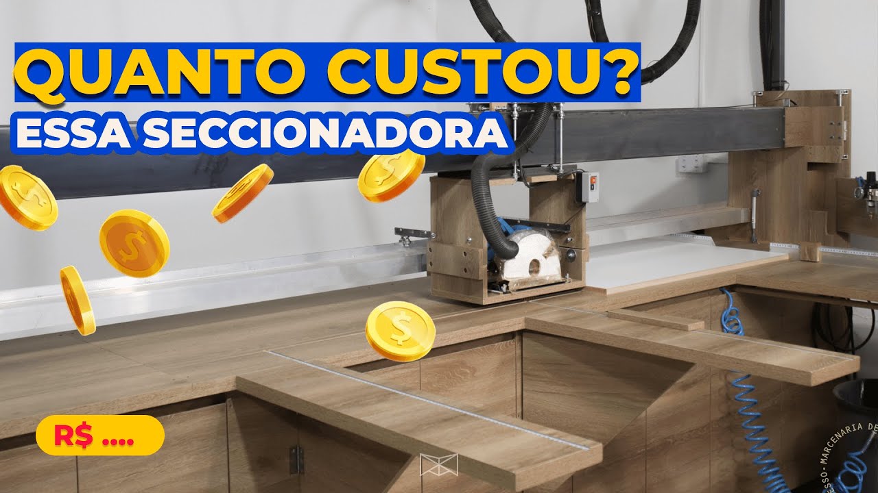 Qual foi o CUSTO para fazer essa seccionadora caseira? | SEC-MS [VERSAO NOVA NA DESCRICAO]