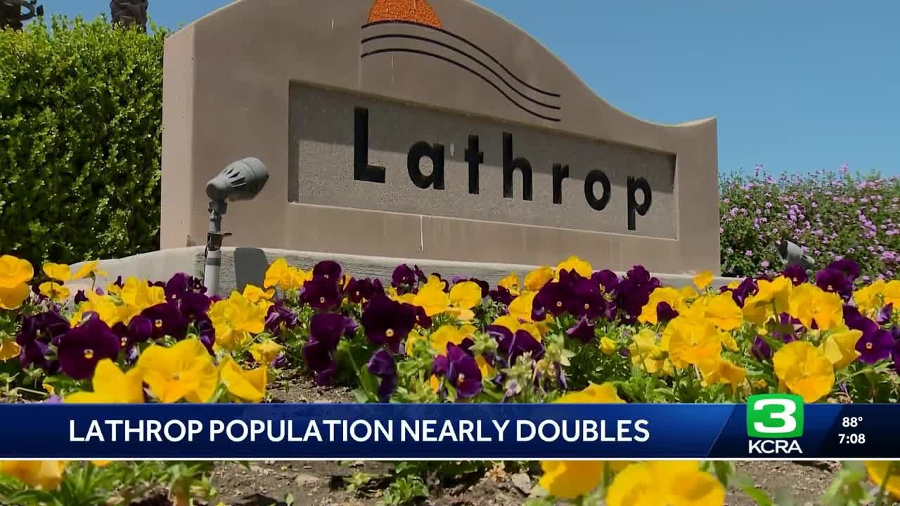 Lathrop's population has grown rapidly in just a few years