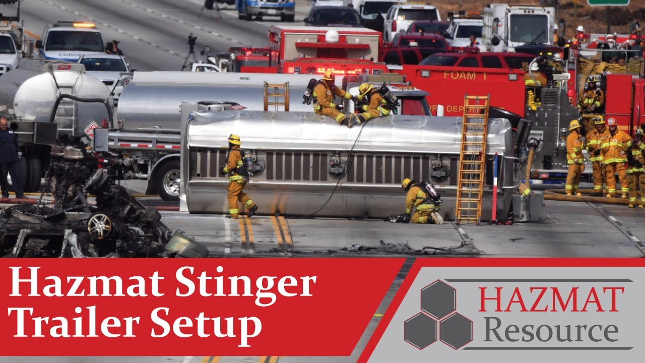 Hazmat Stinger Trailer Setup - Tanker Truck Emergencies - Hazmat Roadshow TV S01E02