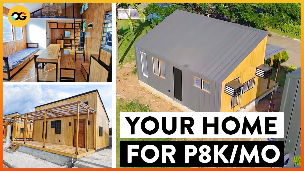 🏠 Your Own Tiny Home for P8K a Month by Cubo Modular | Unique Homes | OG