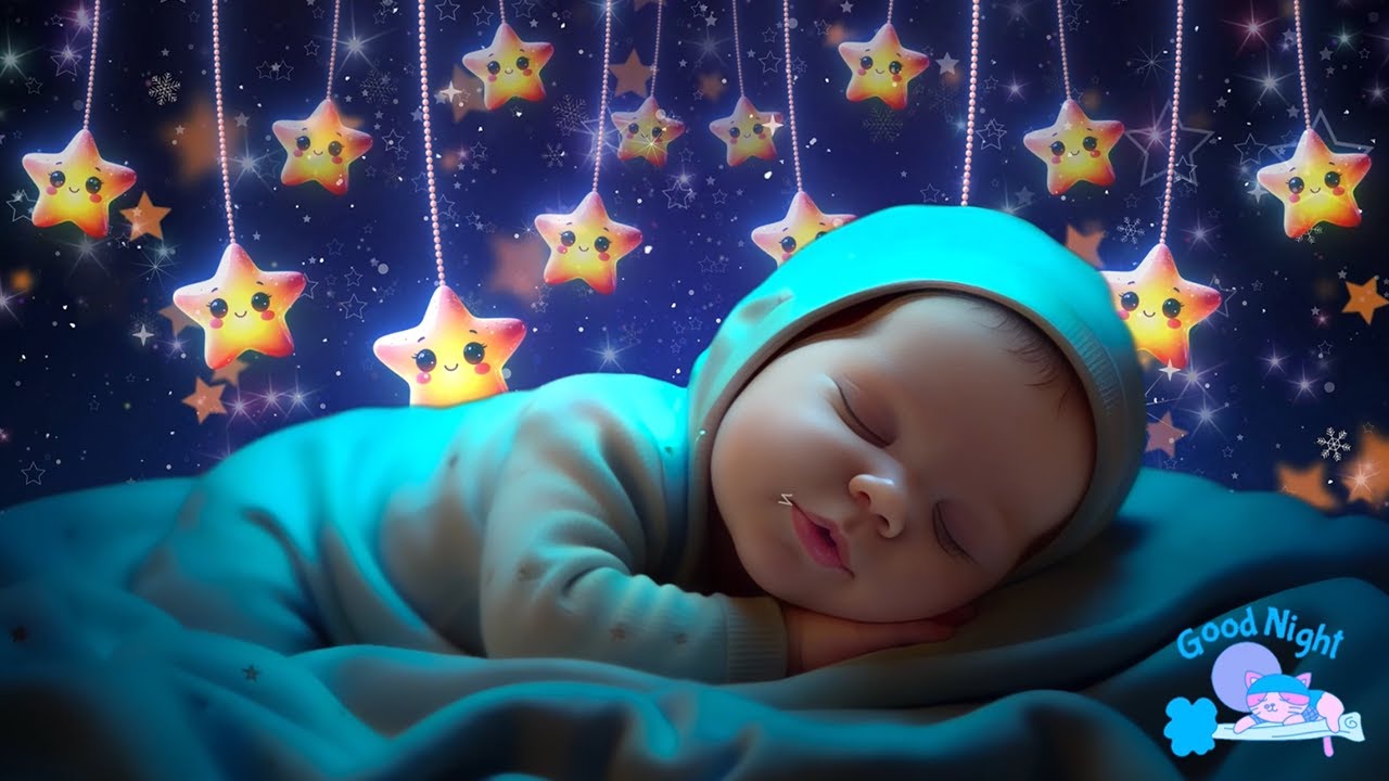 Baby Sleep Music🎶Baby Calm Before Sleep in 3 Minutes💤Mozart & Brahms Lullabies