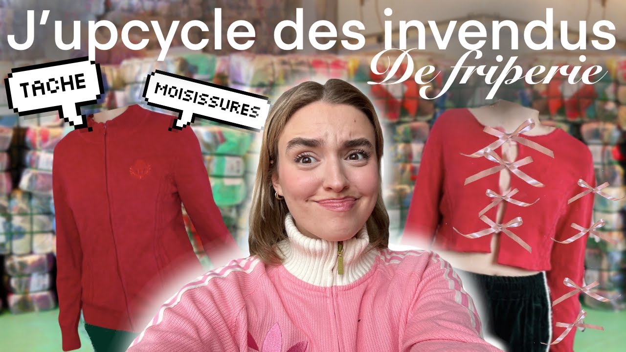 J'upcycle des invendus de friperie (taché, troué & moisi)