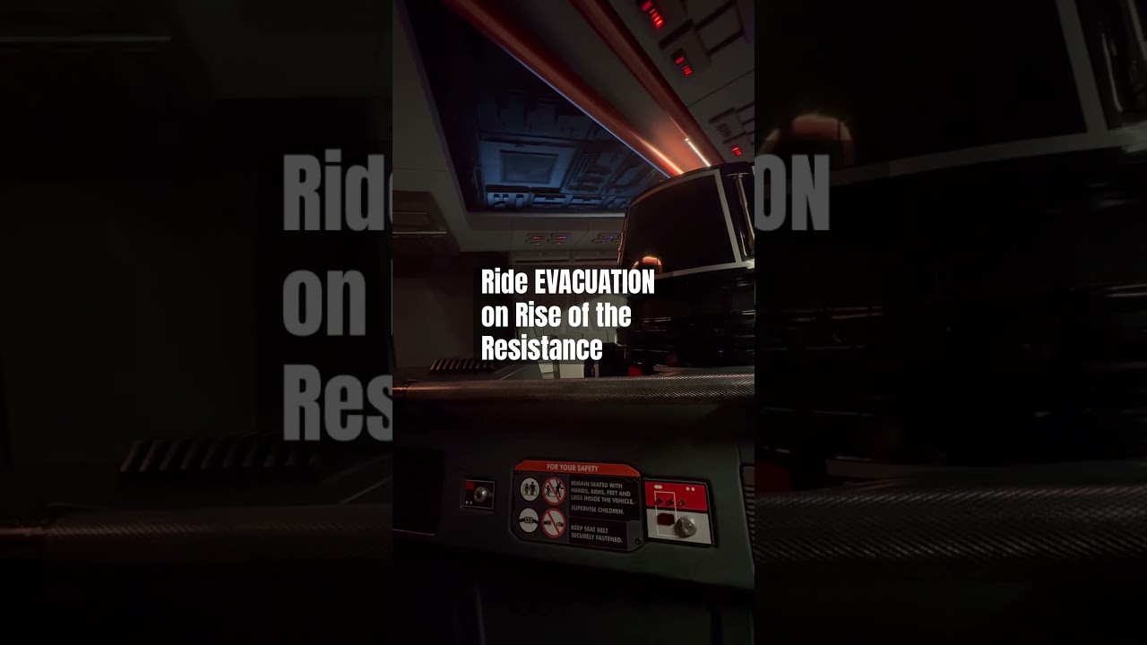 EVAC OFF RISE OF THE RESISTANCE at Hollywood Studios